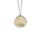 Perla | Handcrafted pearl-white ceramic necklace (small)