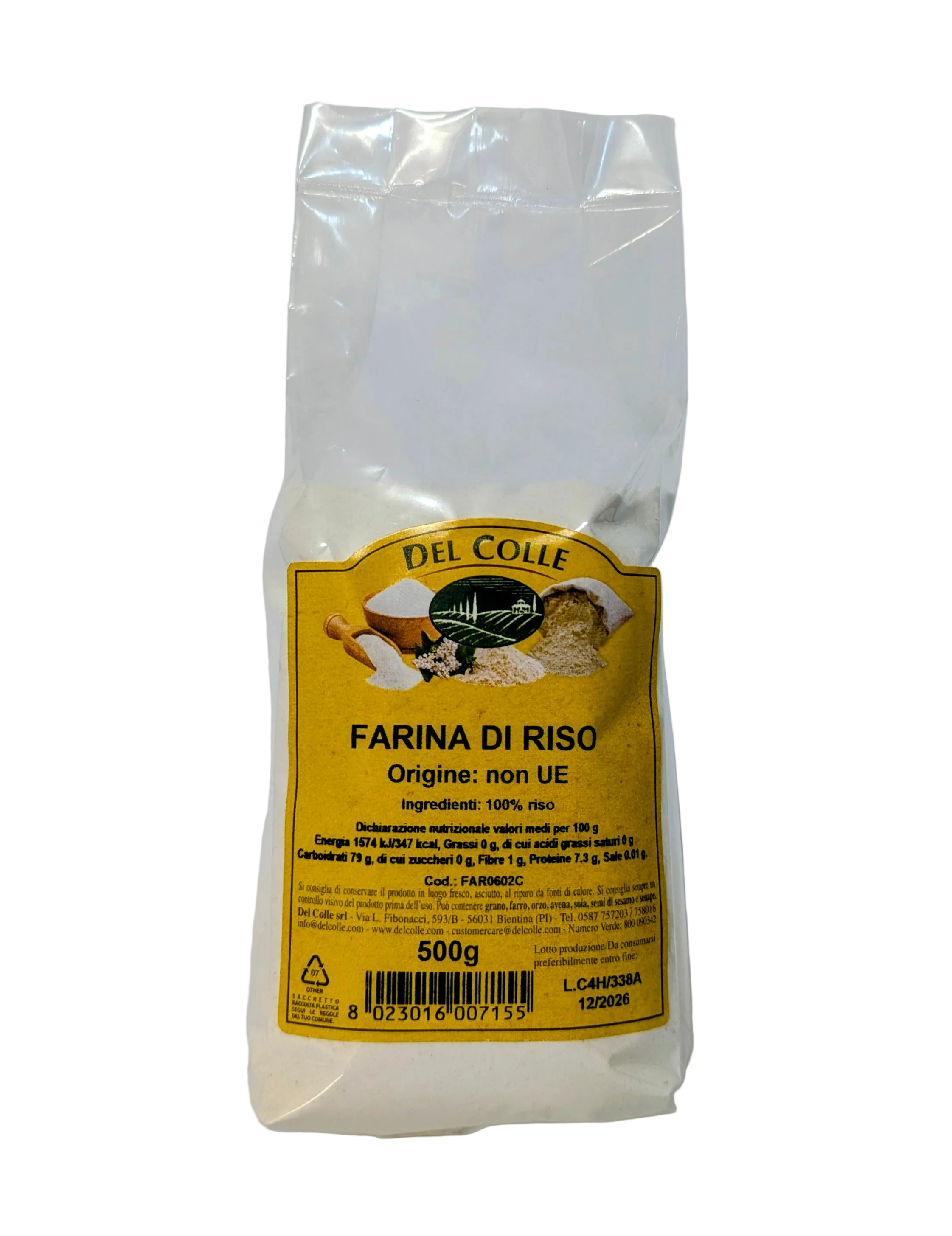 Riso farina Extra -Del Colle