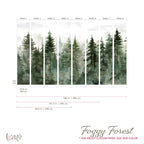 MURALES - FOGGY FOREST