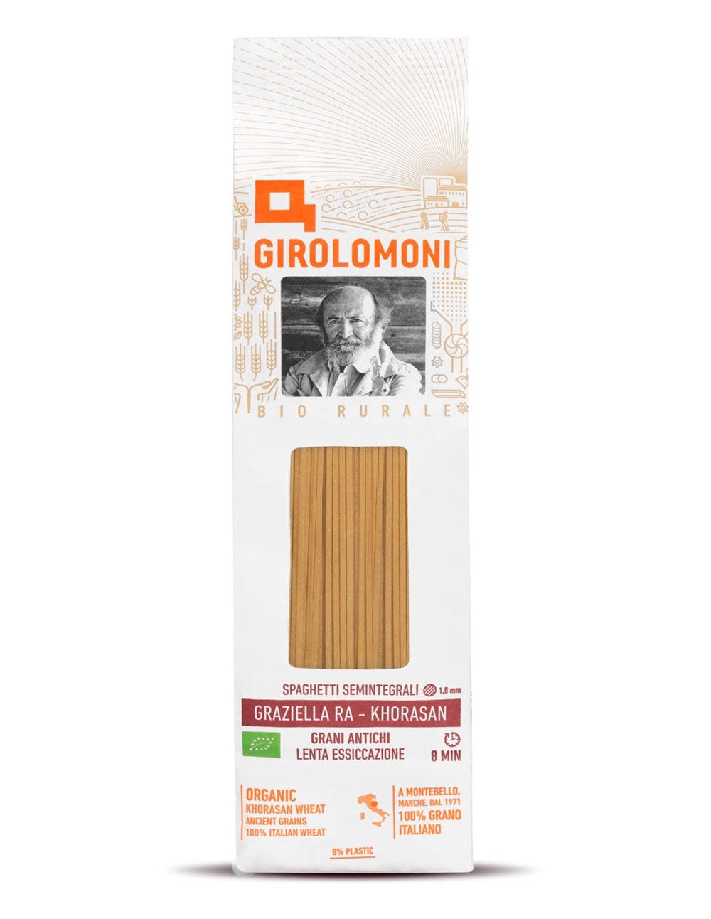 Spaghetti BIO semi-integrali Graziella Ra - Khorasan semi-integrali - Girolomoni