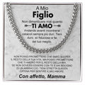Collana da Uomo - A Mio Figlio, con Affetto Mamma