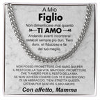Collana da Uomo - A Mio Figlio, con Affetto Mamma