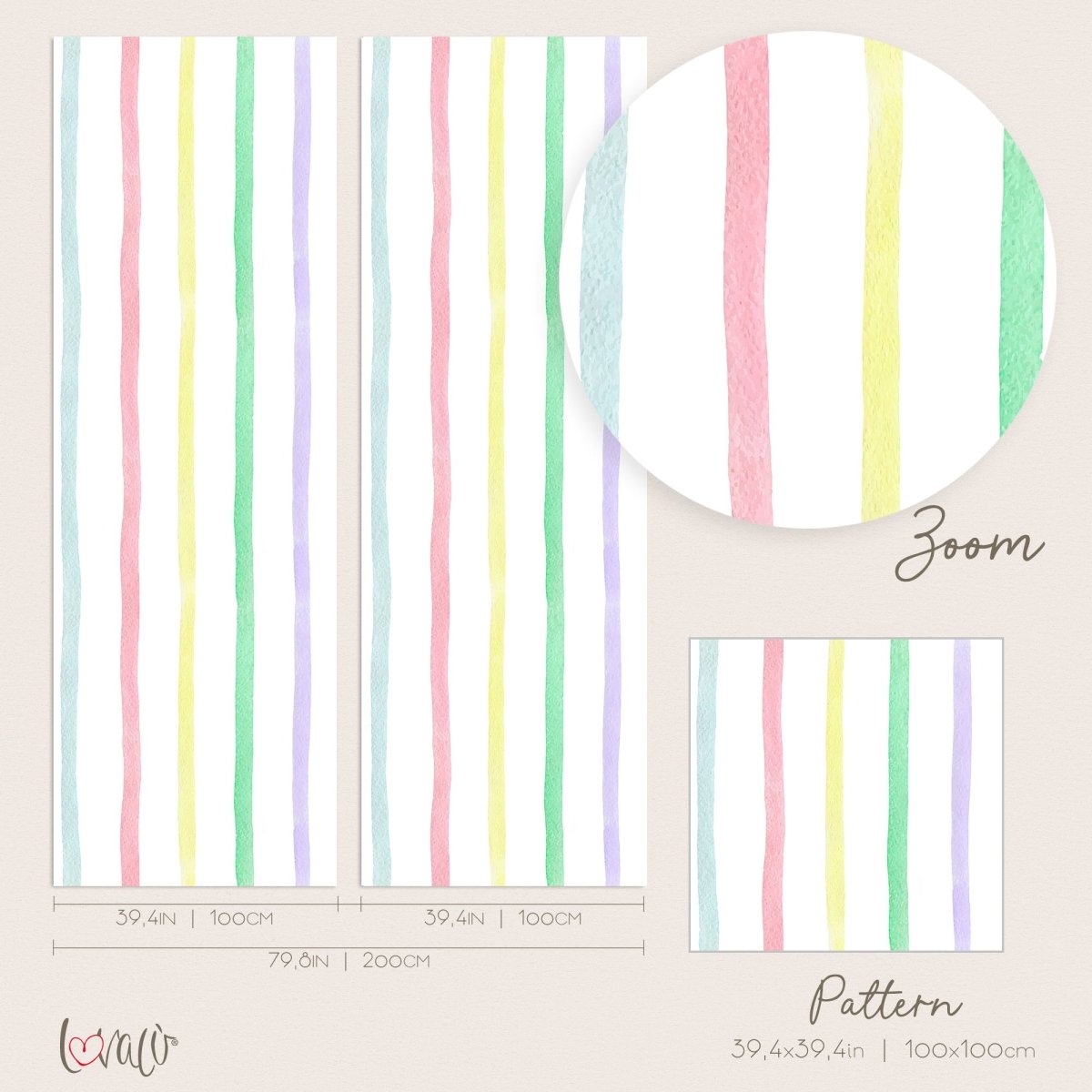 Wallpaper Rainbow Stripes