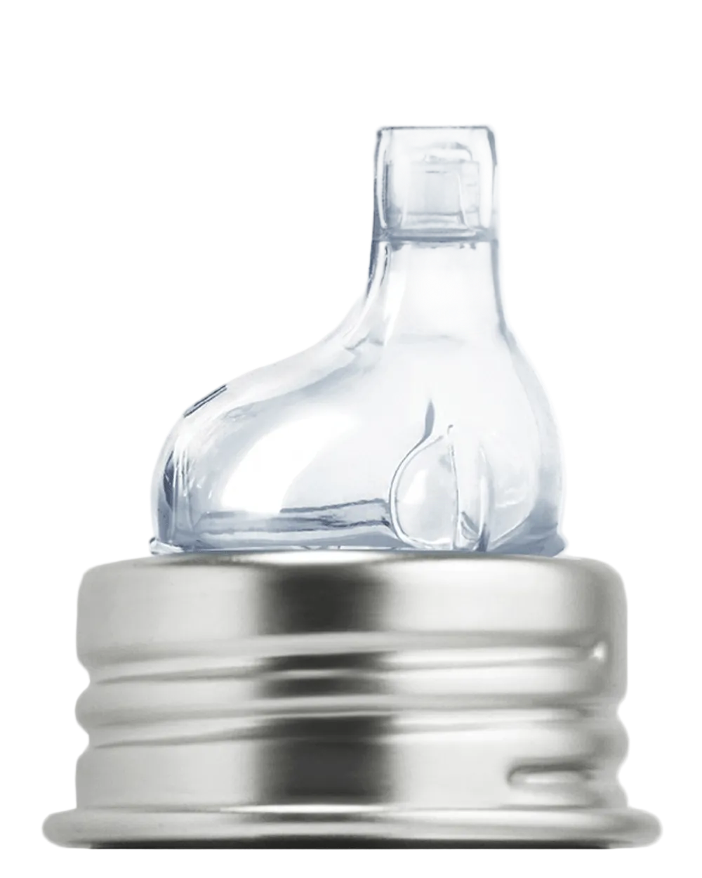 Biberon in Acciaio con Beccuccio in silicone - Pura